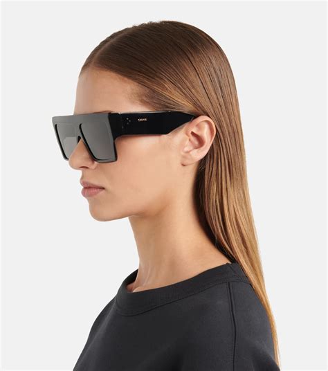 celine flat top oversized sunglasses|authentic Celine sunglasses.